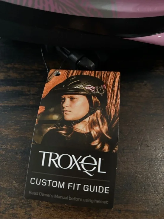 Troxel Kids' Pink Equestrian Riding Helmet - Picture 6 of 6